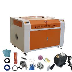100W CO2 Laser Engraving Machine Cutter Engraver 90x 60cm AutoLaser 220V +CW3000