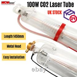 100W CO2 Laser Tube 145cm For Laser Engraving Cutting Machine Laser Engraver