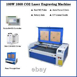 1060 100W CO2 Laser Cutter Cutting Engraver Engraving Machine Ruida Controller