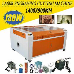 130W CO2 Laser Engraving Machine Laser Engraver Cutter 1400x900mm Wood Working