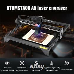 20W Laser Engraver CNC Desktop Engraving Cutting Machine ATOMSTACK A5 Pro DIY UK