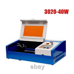 300x200mm 40W CO2 Laser Engraving Cutting Engraver Cutting Cutter Machine USB
