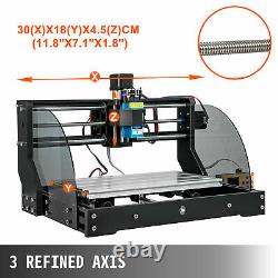 3018 Pro MAX CNC Router 5.5W Laser Engraver Cutting Machine with Offline Control