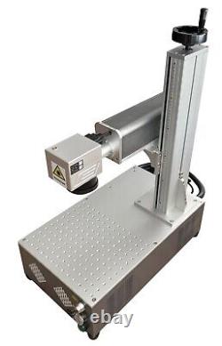 30W Fiber Laser Marking Etching Engraving Machine Metal Plate SS Steel Aluminium