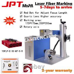 30W JPT M7 Mopa Fiber Laser Engraver Metal Marking Cutting Engraving Machine UK