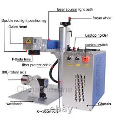 30W JPT M7 Mopa Fiber Laser Engraver Metal Marking Cutting Engraving Machine UK