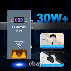30W Laser Cutter Module Head+Air Assist Pump Kit for CNC Laser Engraver Cutting