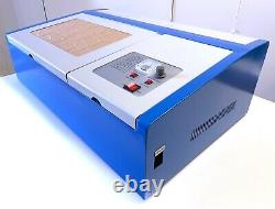 30x20cm 40W CO2 Laser Engraver Cutter Engraving Machine USB Port Cutting Carving