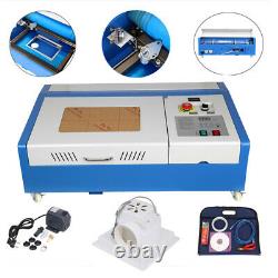 40W CO2 Laser Engraver Cutter Engraving Cutting Machine 300200mm LCD Display CE