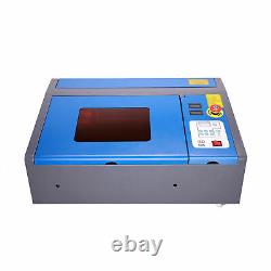 40W CO2 Laser Engraver Cutter Engraving Cutting Machine LCD 30x20cm Dot Pointer