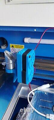 40W CO2 Laser Engraver Cutter Engraving Cutting Machine USB 300x200mm +4 Wheels