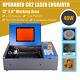 40w Co2 Laser Engraver Engraving Red Pointer Wheel Lcd Cutting Carving Machine