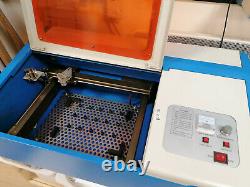 40W CO2 Laser Engraving Cutting Machine Engraver Cutter 300X200MM USB