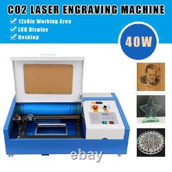 40W CO2 Laser Engraving Cutting Machine Engraver Cutter USB 300X200MM UK