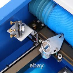 40W CO2 Laser Graviermaschine Engraving Graveur Gravur 3020cm with Wheels USB