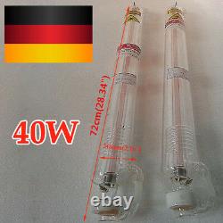 40W CO2 Sealed Laser Engraver Tube Water Cool 72cm Engraving Cutting