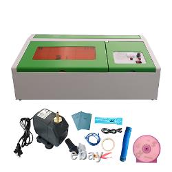 40W CO2 USB Laser Engraving Cutting Machine Engraver Cutter Wood working/Crafts