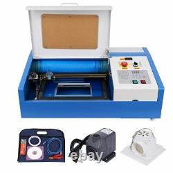 40W Laser Engraver CO2 Laser Engraving Cutting Engraver Machine 12x8Inch DIY