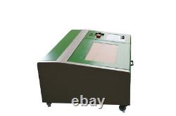 40W Laser Engraver CO2 Laser Engraving Cutting Machine 300x200mm CE + 4 Wheels