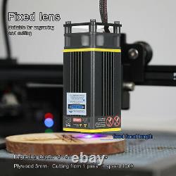 40W Laser Module Kit 448-462nm Continuous Laser Cutting Engraving Module S3E5
