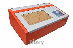 40w Laser Engraving Cutting Machine CO2 Port Engraver Cutter Wood Working Crafts
