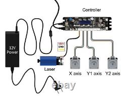 5.5W Actual Output Laser Engraver Machine for DIY Engraving Cutting 40x40cm