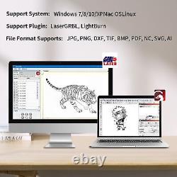 5.5W Actual Output Laser Engraver Machine for DIY Engraving Cutting 40x40cm