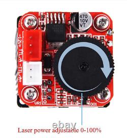 5.5W450nmFocusing Adjustable Laser Wood Cutting Engraver Marking Head TTL Module