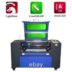 50W 300x500mm Laser Co2 Laser Cutter Engraver+Rotary Axis+CW3000 Water Chiller