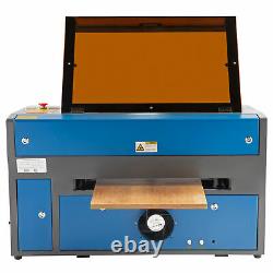 50W CO2 Laser Engraver Cutter Cutting Engraving Machine 30x50cm with Rotary Axis
