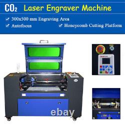 50W Co2 Laser Engraving Cutting Machine Engraver Cutter 500x300mm LCD Panel