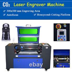 50W Laser Engraving Cutting Machine 20x12 Engraver Cutter + Rotary Axis