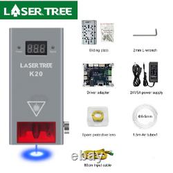 5With10With20With30W Laser Cutter Module Air Assist 450nm Blue Laser Head DIY Engrave