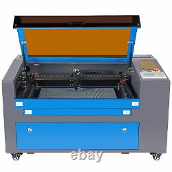 60W CO2 Laser Engraver Engraving Cutting Machine 600400mm with Rotary Axis