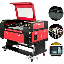 60W CO2 Laser Engraving Engraver Machine Cutter Wood Cutting 700500mm USB Port
