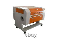 60W CO2 Laser Engraving Engraver Machine Laser Cutting Artwork Cutter 70X50cm CE