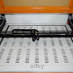 60W CO2 Laser Engraving Machine Laser Cutter Engraver 70x50cm Wood Cutting CE