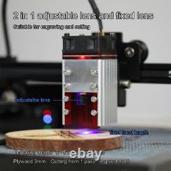 7.5W 450nm Laser Module PWM For 30W CNC Cutting Engraving Machine 3D Printer DIY