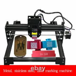 7.5W Laser Engraver 21x17cm Printer Wood Engraving Cutting Metal Marking Machine