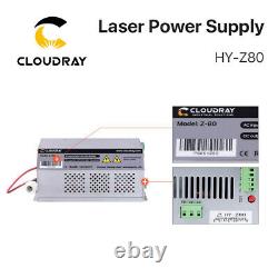 80-100W CO2 Laser Power Supply 110V 220V LCD Display Laser Engraving Cutting