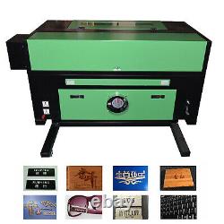 80W CO2 Laser Cutter Engraver Engraving Machine 700x500mm LCD Panel +Rotary axis