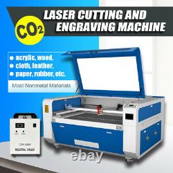 80W CO2 Laser Engraving Cutting Machine, 600x400mm Non-Metal DIY Engraving Cutter