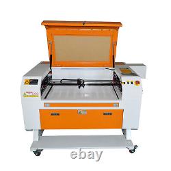80W CO2 Laser Engraving Engraver Machine Laser Cutting Artwork Cutter 70X50cm CE