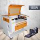 80w Co2 Laser Engraving Machine Laser Engraver Cutter 700x500mm + Rotary Axis Uk