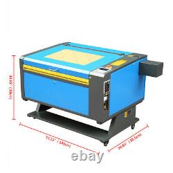 80W CO2 USB Laser Engraving Cutting Machine DSP Engraver Cutter 700x500mm