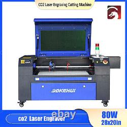 80W Co2 Laser Cutting Machine 700x500mm Laser Engraver Cutter Machine Autofocus