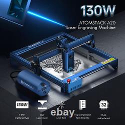 ATOMSTACK A20 130W Laser Engraver Engraving Machine withF30 Air Assist Kit EU Plug