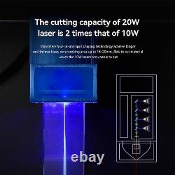 ATOMSTACK A20 Pro 130 W Laser Engraving Cutting Machine with F30 Air Assist Kits