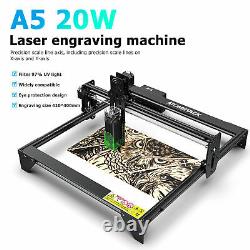 ATOMSTACK A5 20W Laser Engraver DIY Engraving Cutting Machine Metal Wood UK Plug