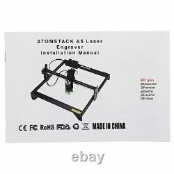 ATOMSTACK A5 DIY Laser Engraver Engraving Cutting Machine Wood Cutter 410400mm